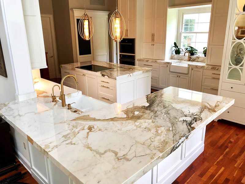 Stain-Prone Marble Counters