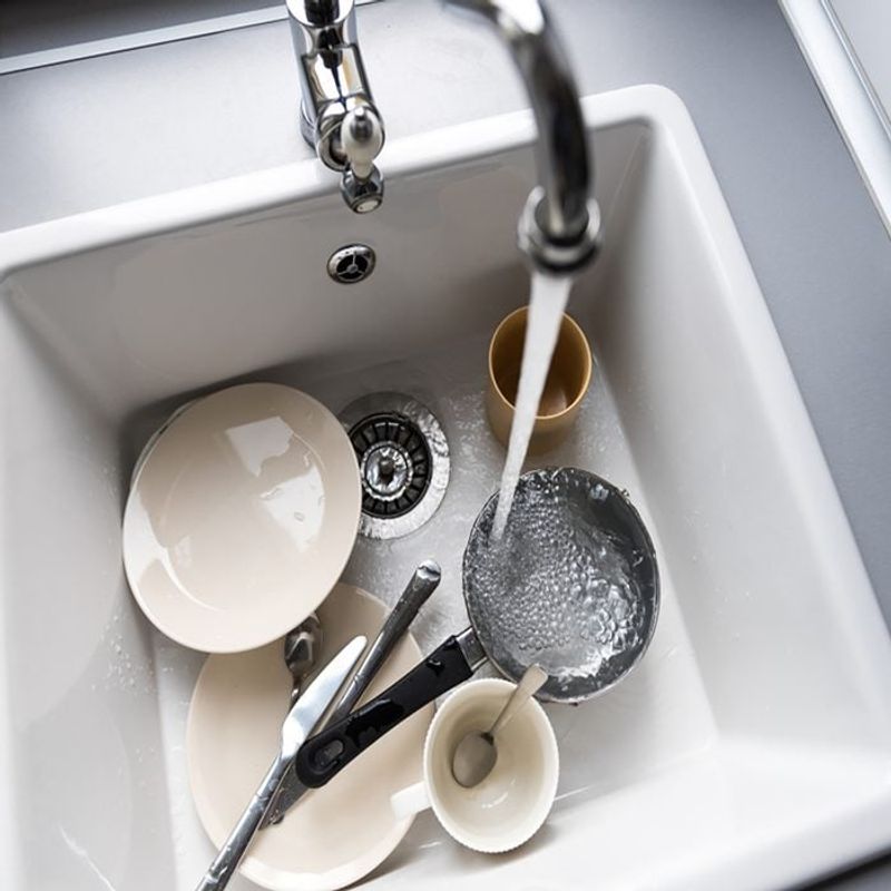 Letting Dishes Pile In The Sink