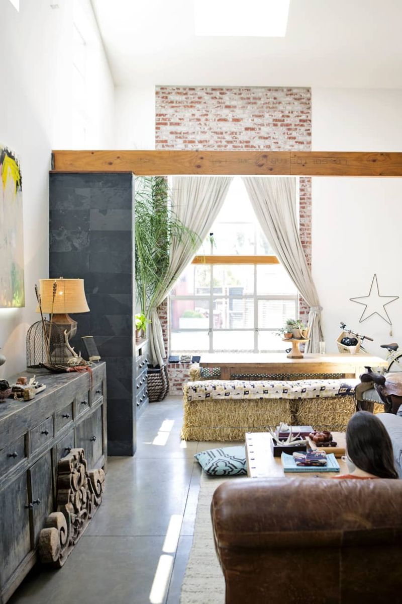 Actual Hay Bales Instead of Seating