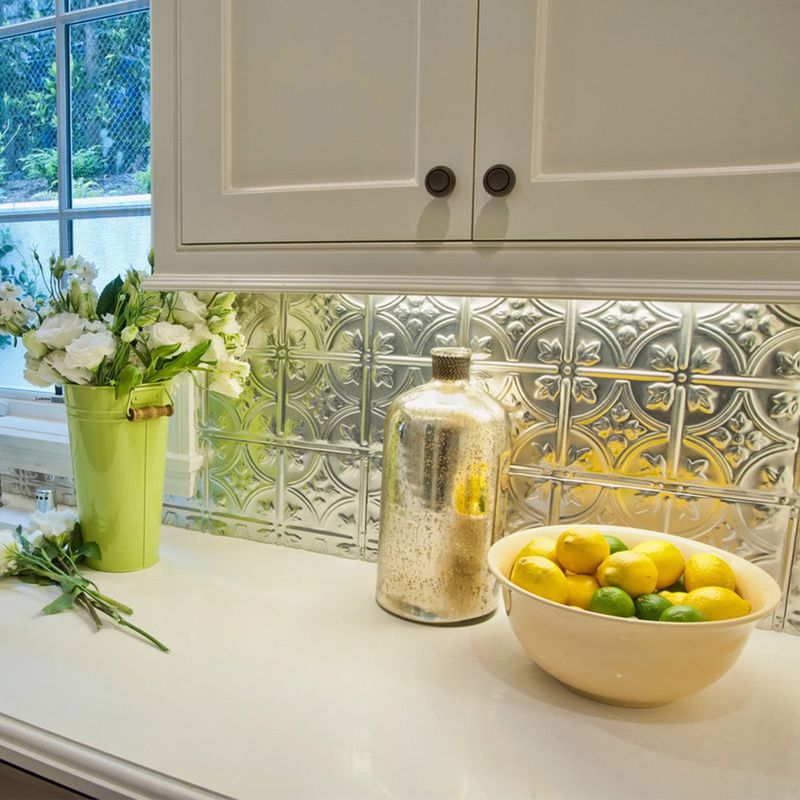 Pressed Tin Backsplashes