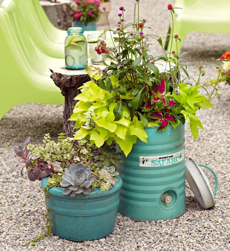 Upcycled Container Garden
