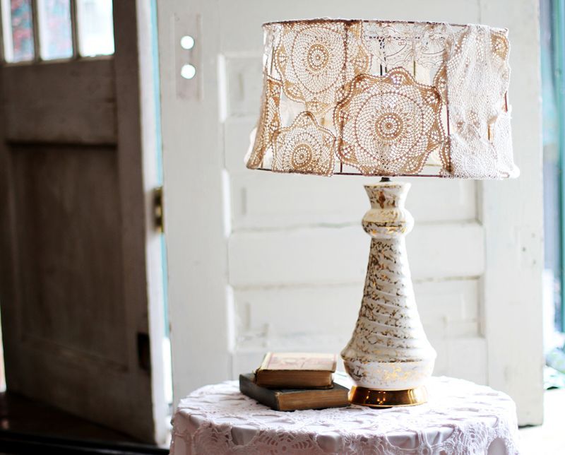 Lace Doily Lampshade