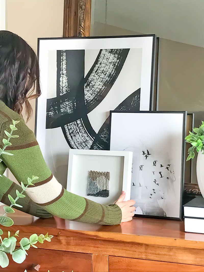 Layer Art In Front Of Mirrors