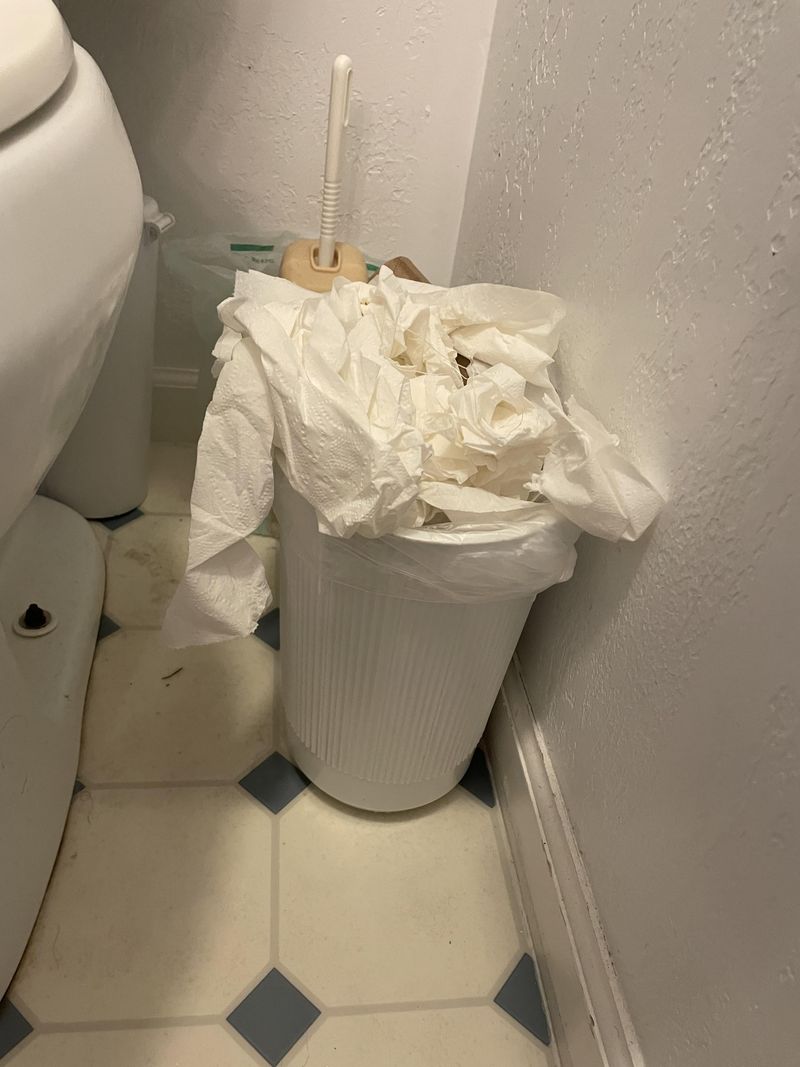 Overflowing Trash Cans