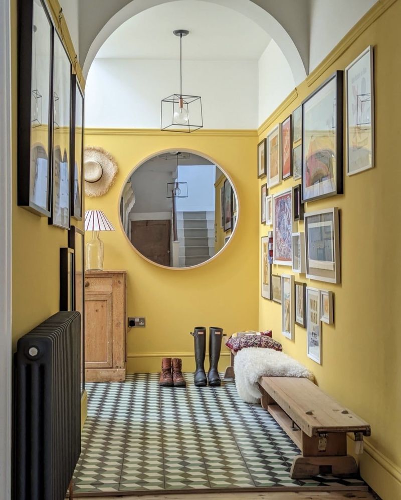 Mustard Yellow Hallways