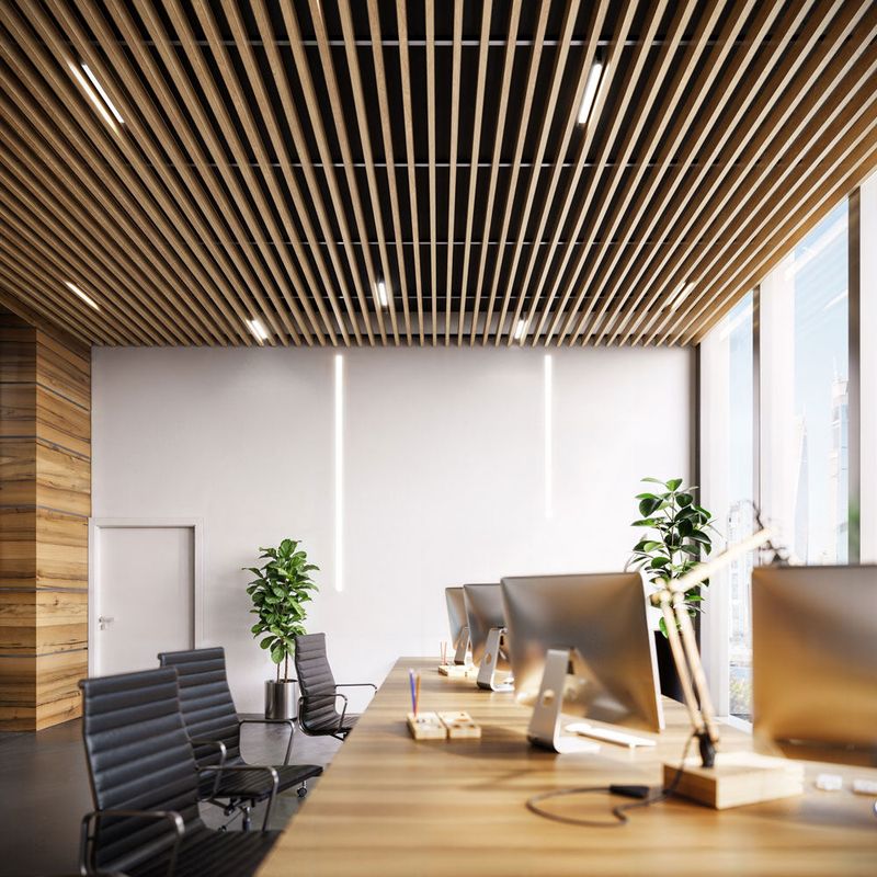 Wooden Slat Ceiling
