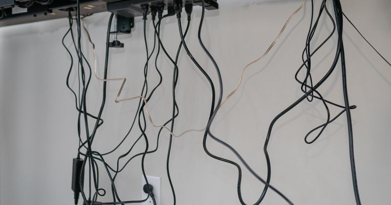 Leaving Cords Hanging in View
