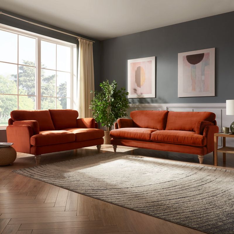 Burnt Orange Velvet