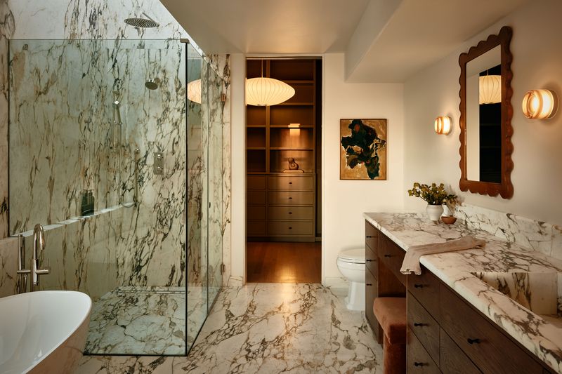 Floor-to-Ceiling Marble