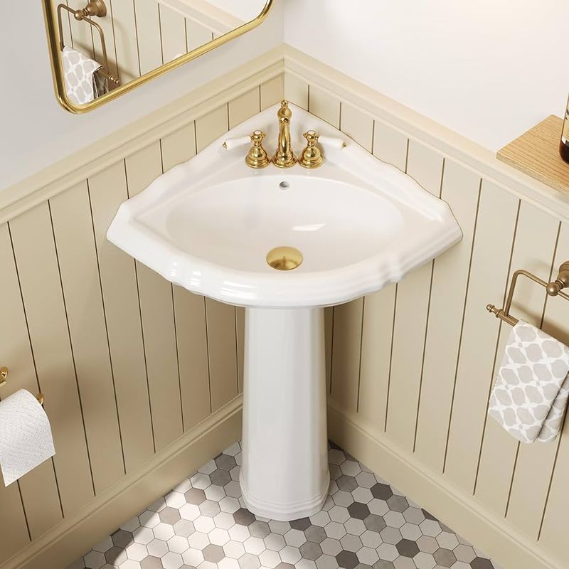 Corner Sink Instead Of Center Wall Placement