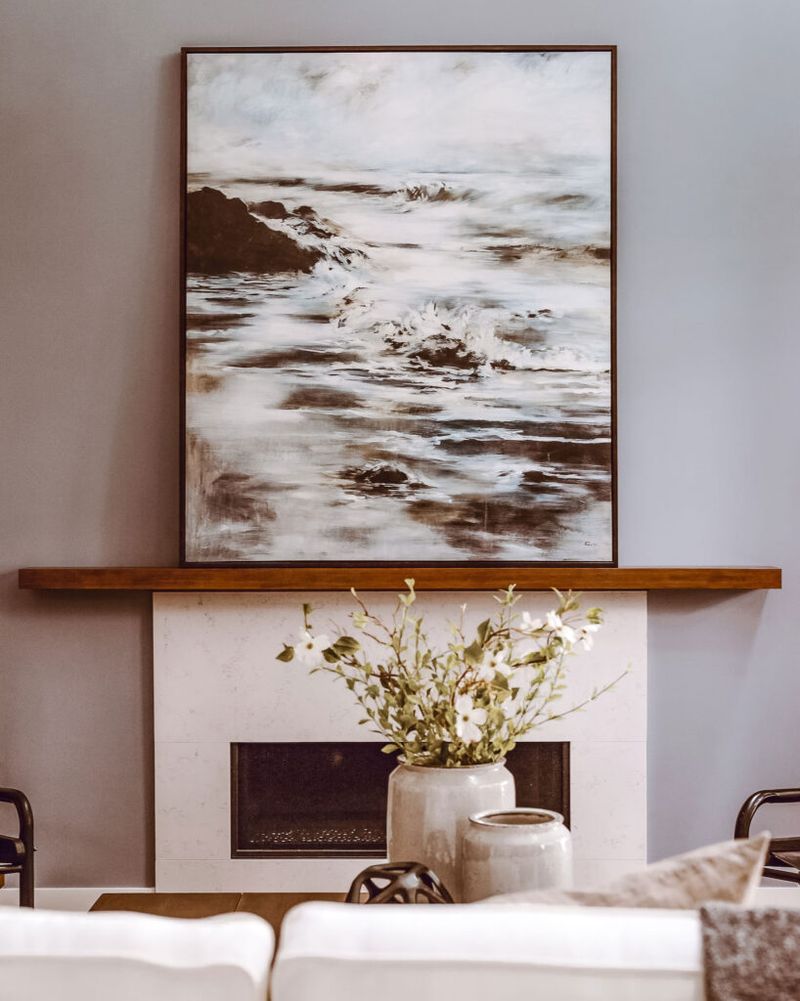 Make A Statement Above The Fireplace