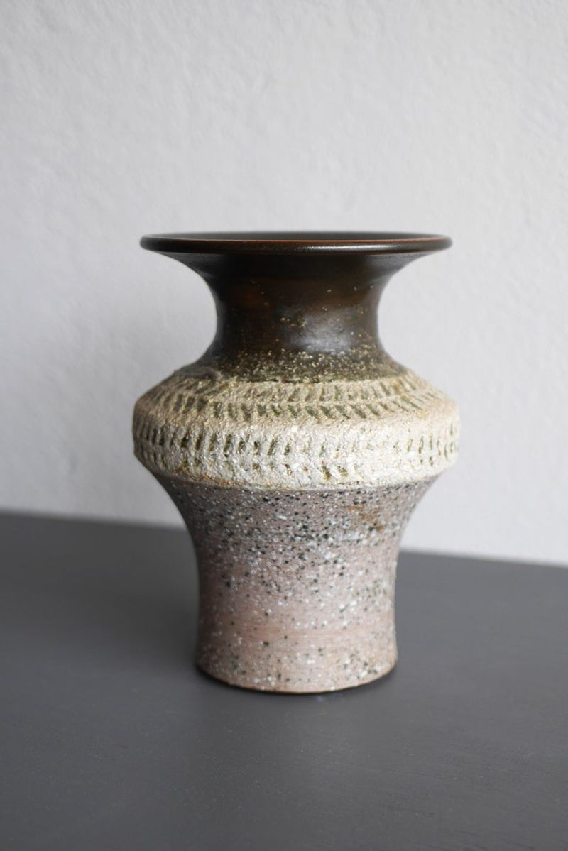 1950s Danish Ceramic Vase – $48