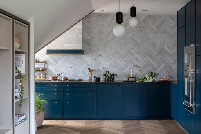 Excessive upper cabinetry