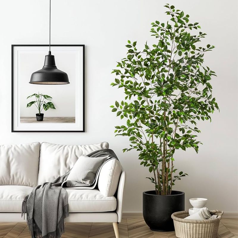 Fake Plants In Heavy Decorative Pots