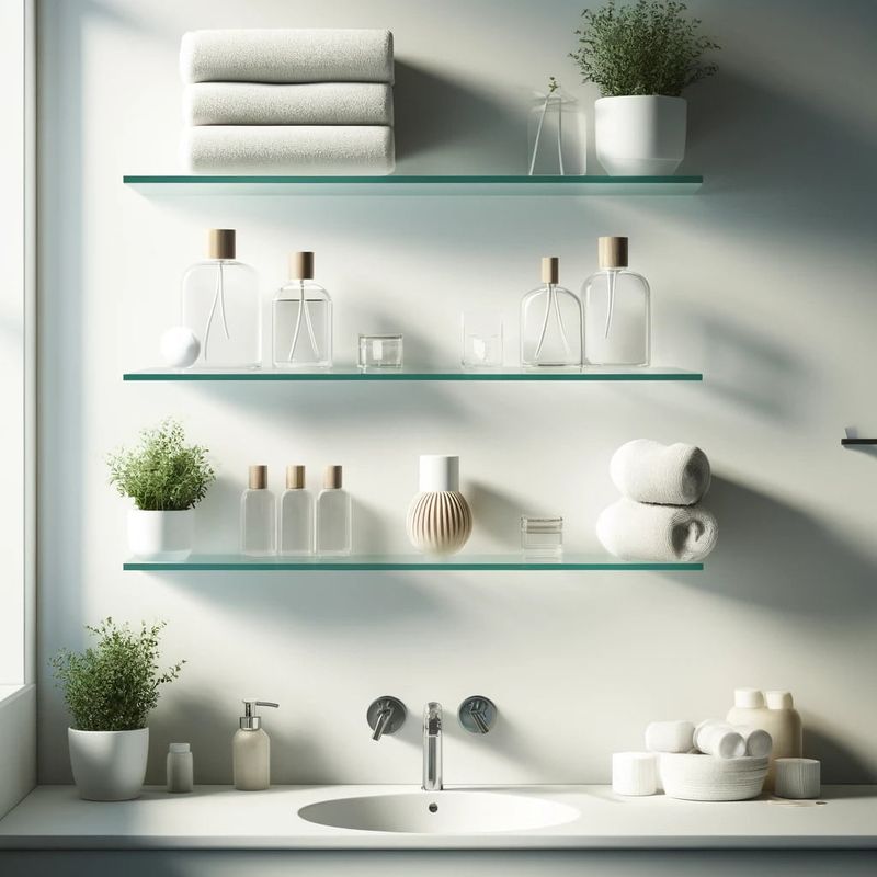 Floating Glass Shelves