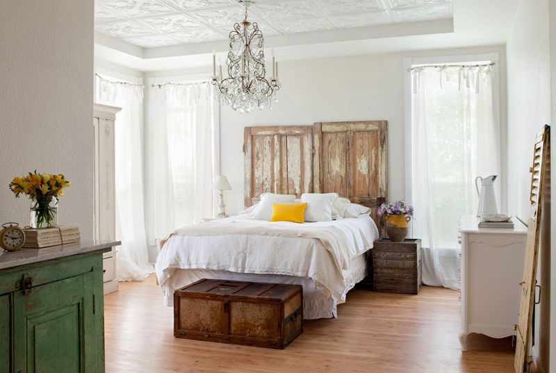 Vintage Door Headboard