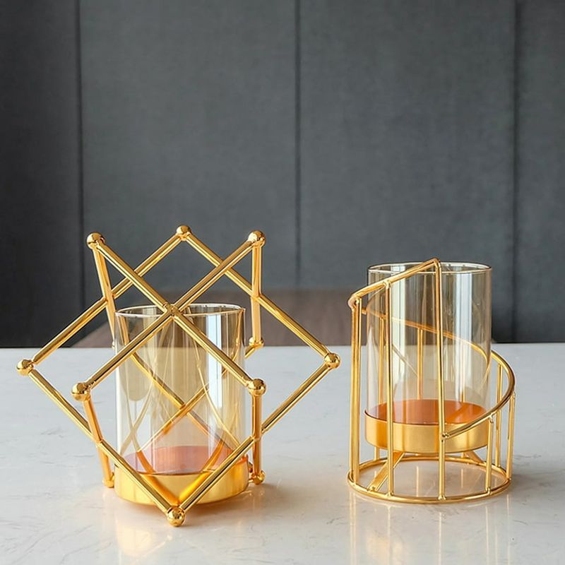 Metallic Geometric Frames