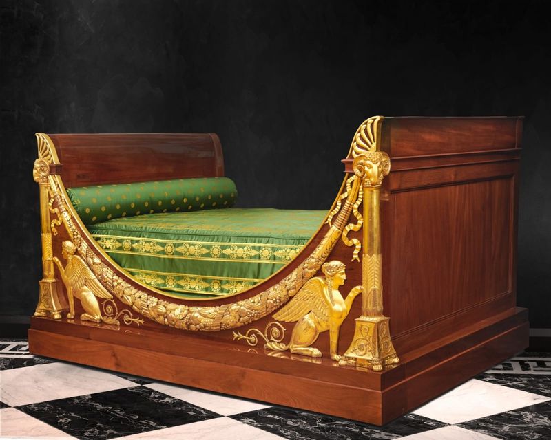 Empire Sleigh Bed
