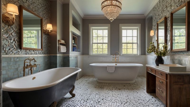 Blend Modern Bathrooms With Vintage Touches