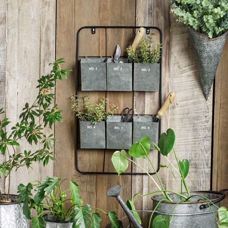 Galvanized Bucket Wall