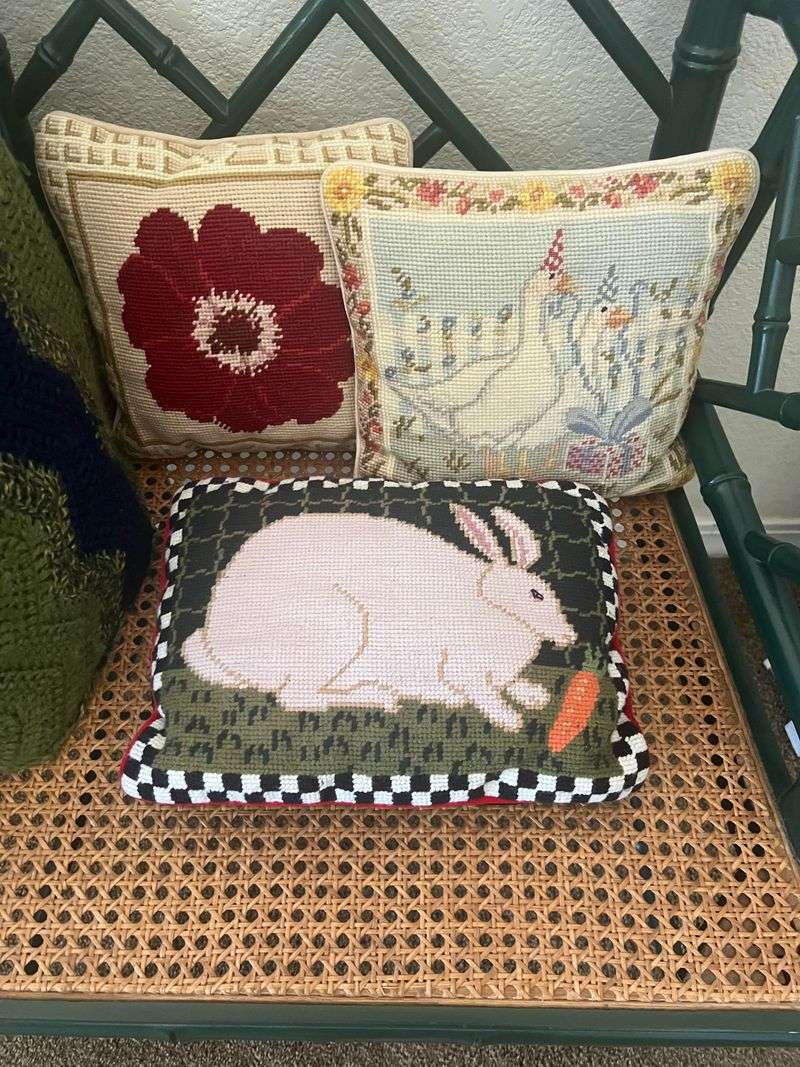 Embroidered Pillows