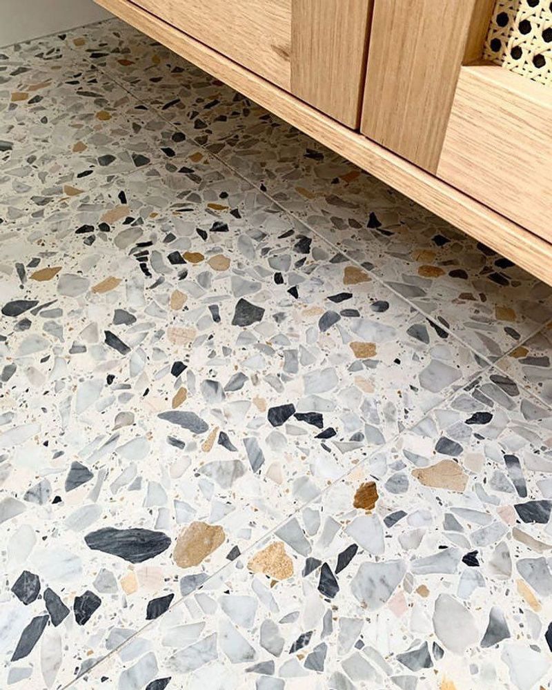 Terrazzo Tiles with Vintage Flecks