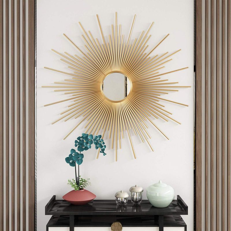 Mid-Century Modern Sunburst Mirror