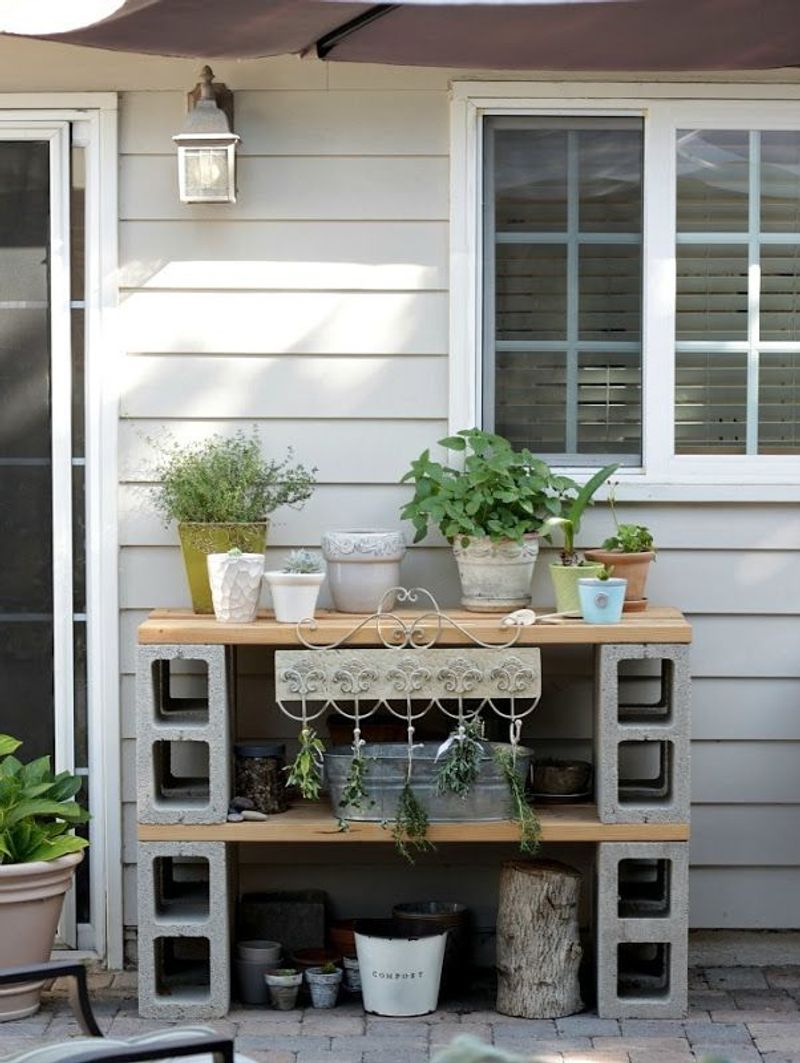 Cinder Block Plant Library