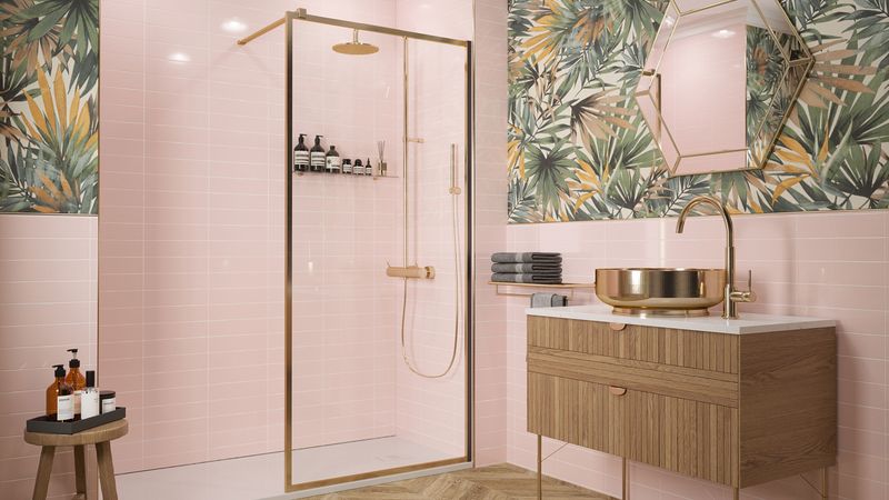 Blush Pink Powder Rooms