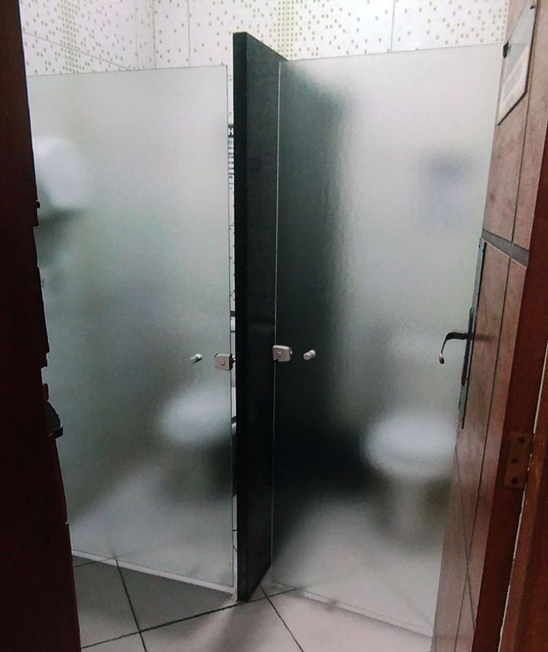 Transparent Bathroom Doors