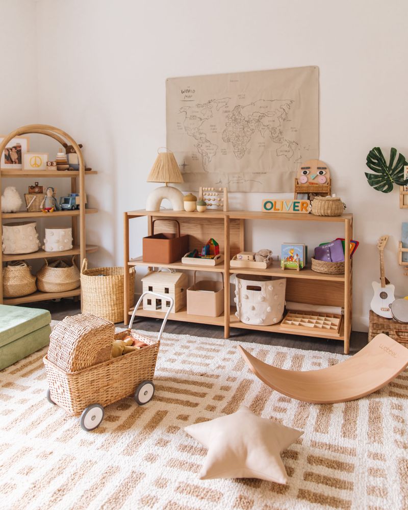 Low Open Shelving