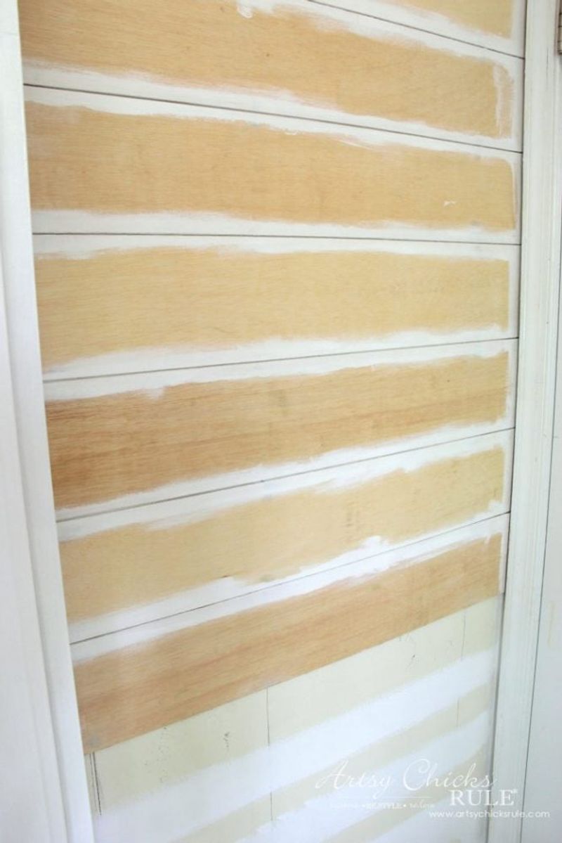Faux Shiplap Walls