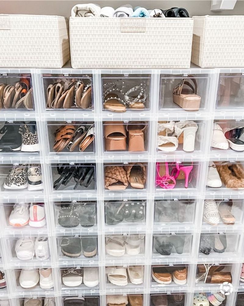 Clear Shoe Boxes