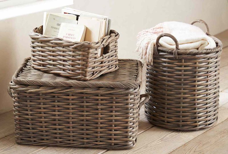 Cluttering Baskets and Bins