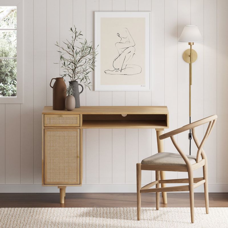 Rattan File Cabinet