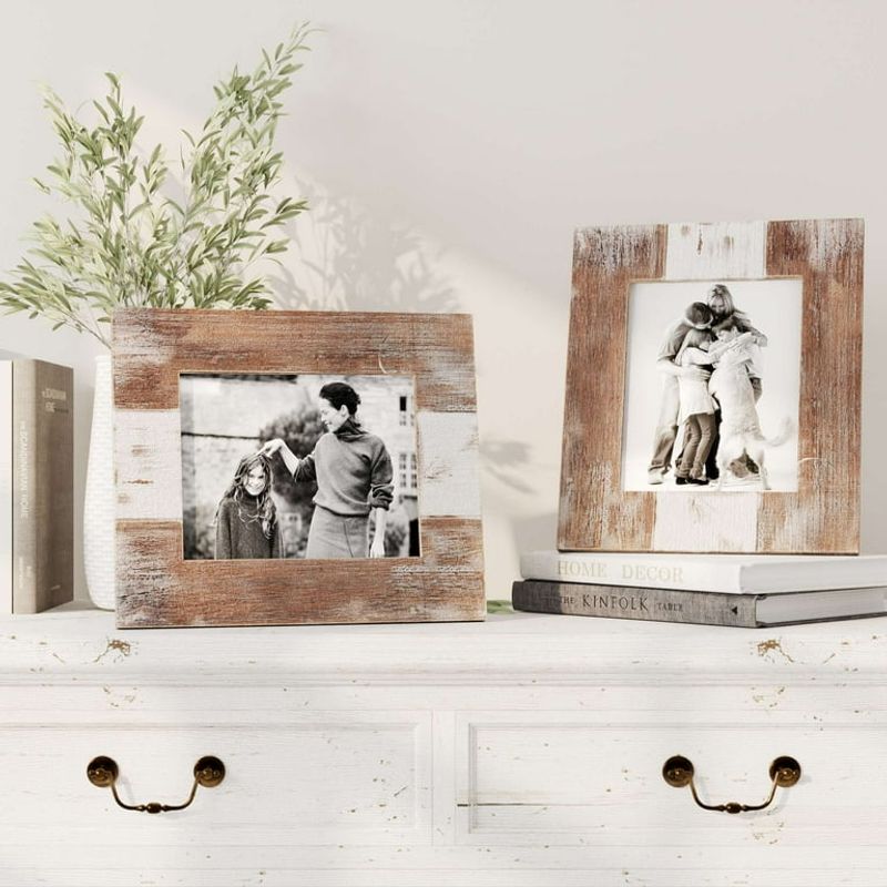 Distressed Wood Picture Frames