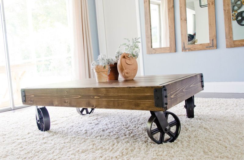 Vintage Factory Carts Become Mobile Storage