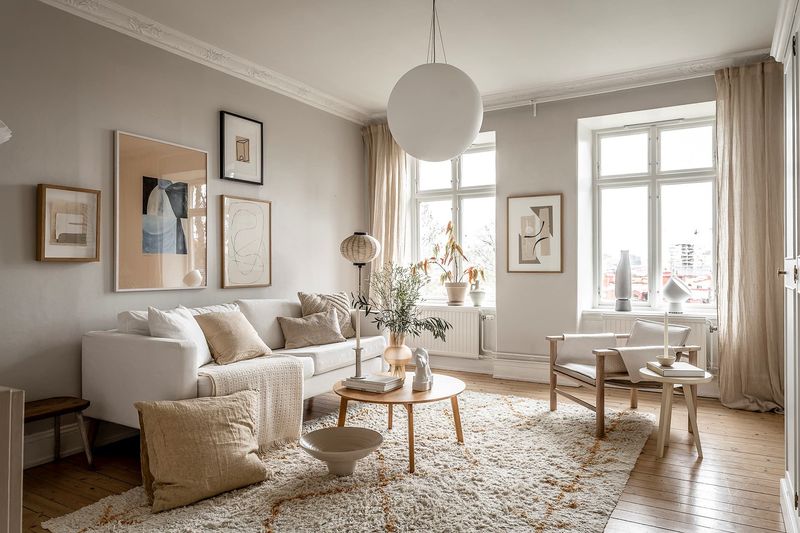 Swap Dark Cushions for Pastel or Ivory Ones