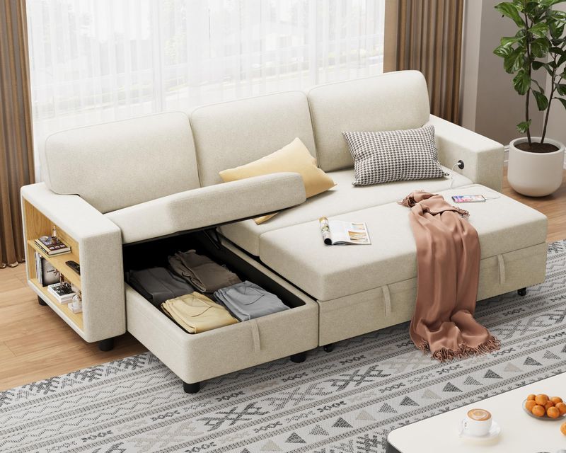Sleeper Sofa With Storage
