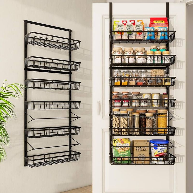 Door Racks That Slam and Spill