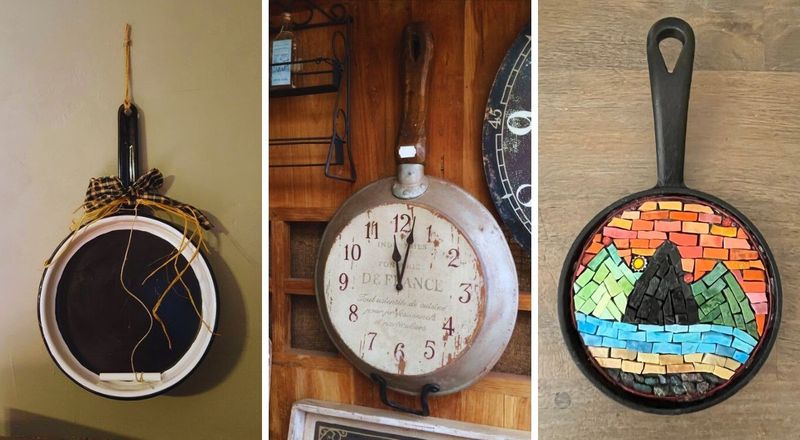 Create a Clock from an Old Frying Pan