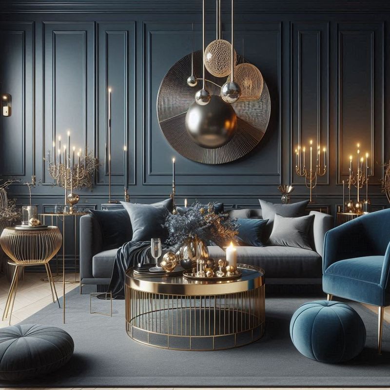 Dramatic Dark Accent Walls