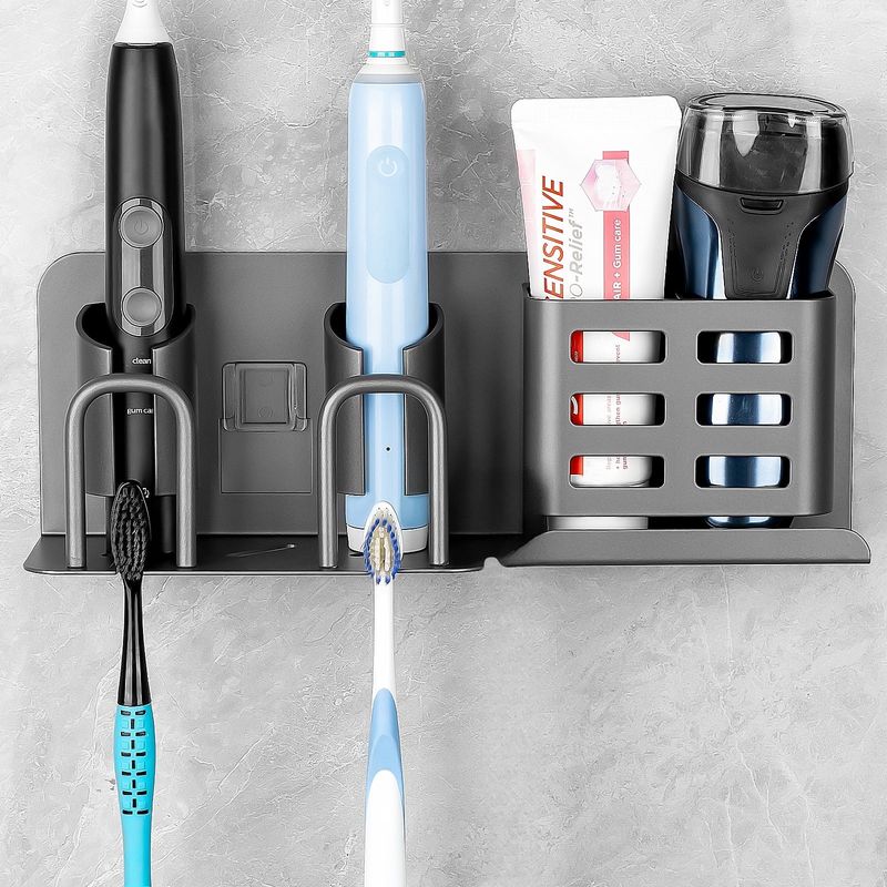 Wall-Mounted Toothbrush Holder