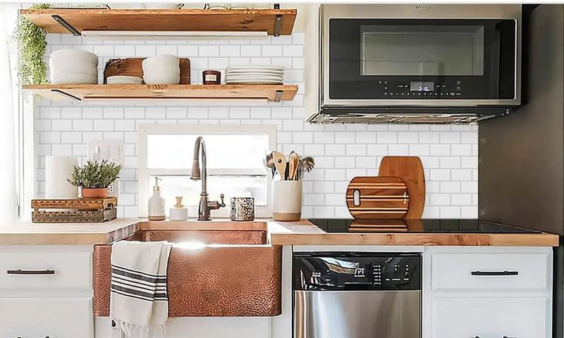 Add Peel-and-Stick Backsplash