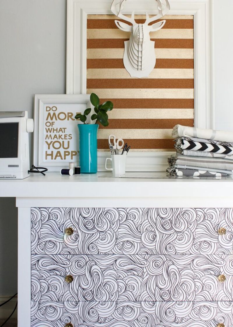 Add Stick-On Wallpaper