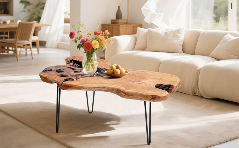 Natural Wood Coffee Tables