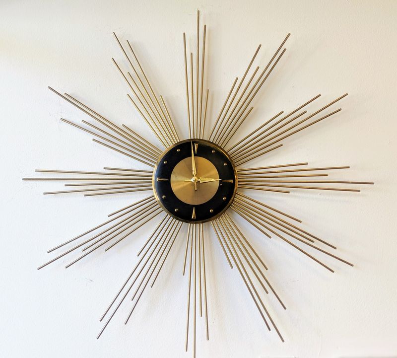 Sunburst Clock