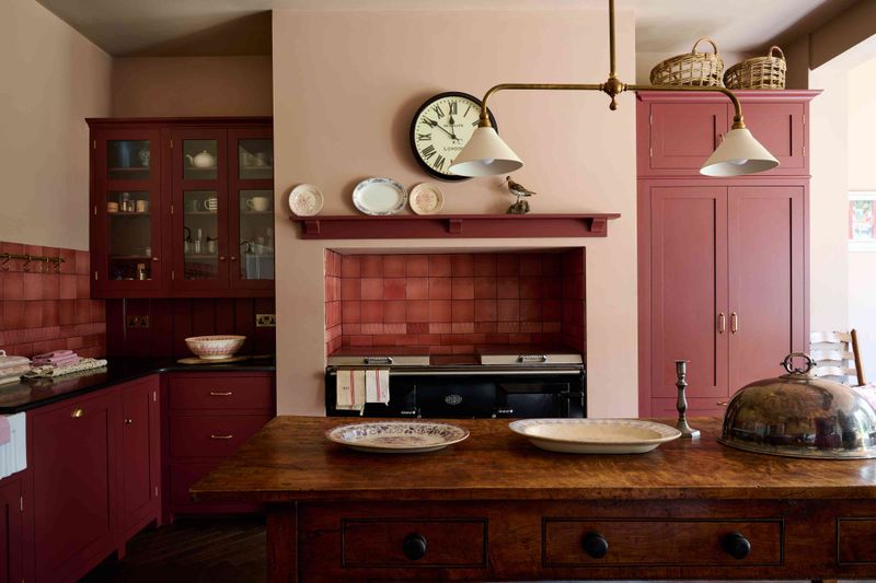 Burgundy And Taupe