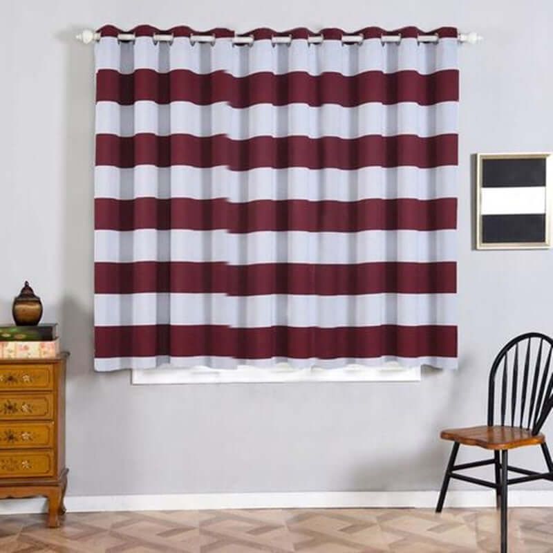Cabana-Striped Curtains