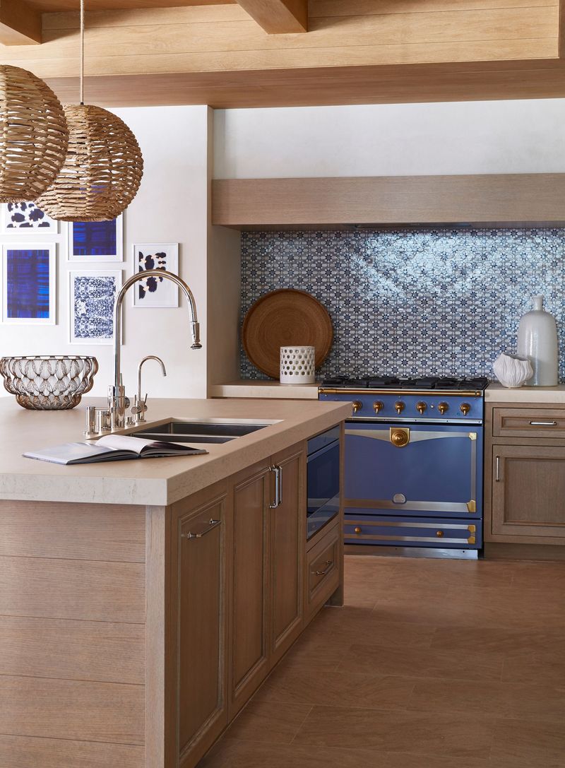 Slate Blue And Buttery Cream